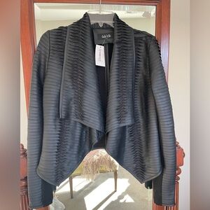 Fab'rik Double Breasted Vegan Leather Moto Jacket